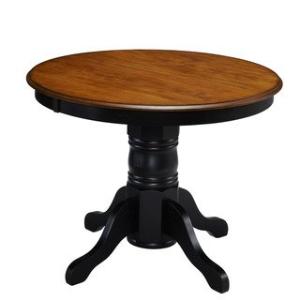 Offer for The Gray Barn Hillock Corner Traditional Countryside Dining Table (Black)
