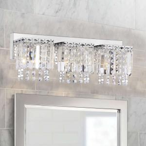 Offer for Evelyn 3-light Crystal Strand Wall Sconce in Chrome Finish (0)