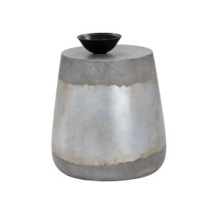 Offer for ARIES CONCRETE ACCENT TABLE  - SILVER (ARIES SIDE TABLE - CONCRETE - SILVER)