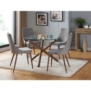 Offer for Carson Carrington Kaskinen Dining Chair (Set of 2) (Brown/Grey)