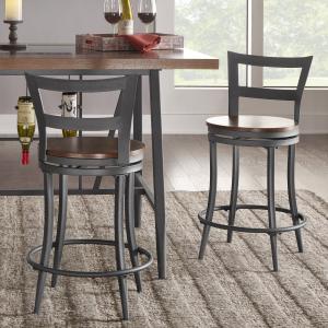 Offer for Thompson Counter Height Swivel Stools (Set of 2) by iNSPIRE Q Classic (Counter Height Swivel Stools (Set of 2))