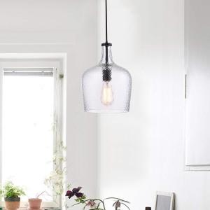 Offer for Belinda Antique Black Mouth-blown Clear Glass Pendant Chandelier (Mouth-blown, Clear Glass, Pendant Chandelier)