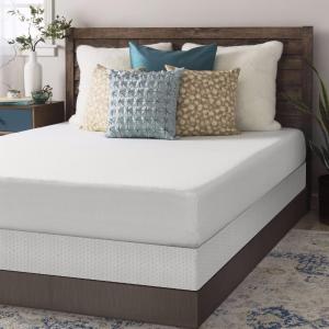 Offer for Crown Comfort 8-inch Memory Foam Mattress and Bi-fold Box Spring Set (Twin)