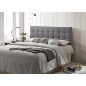 Offer for Poly and Bark Guilia Square-Stitched Headboard, Queen Size (Grey)