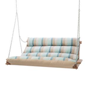 Offer for Deluxe Cushion Swing - Gateway Mist (Weather Resistant - Sunbrella - Swings)