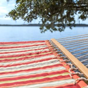 Offer for Key West Quilted Red Striped Hammock