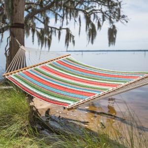Offer for Key West Quilted Multicolor Striped Hammock