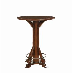 Offer for Rustic Chestnut Round Bar Table