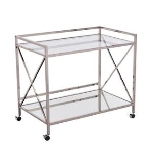 Offer for Silver Orchid Munchofen Metallic Gold Bart Cart (Silver - Silver Finish/Metallic Finish/Metal Finish)