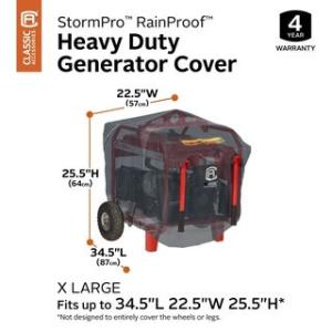 Offer for Classic Accessories StormPro RainProof Heavy-Duty Generator Cover (35.5