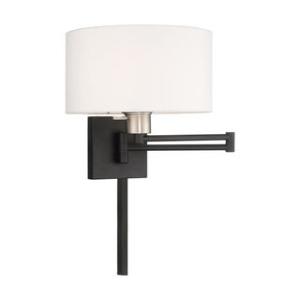 Offer for Carson Carrington Valkeakoski 1-light Off-white Swing Arm Wall Lamp - 11