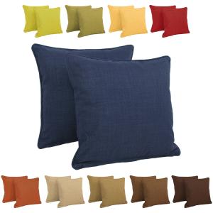 Offer for Blazing Needles 17-inch Indoor/Outdoor Throw Pillow (Set of 2) - 20