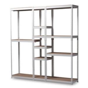Offer for Baxton Studio Contemporary 10-shelf Closet Storage Racking Organizer (White)