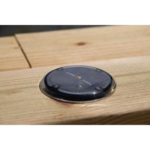 Offer for Kelby Black Solar Drop in Deck Dock and Path Light