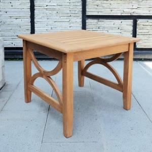 Offer for Cambridge Casual Chester Teak Patio Side Table (Weather Resistant - Teak)