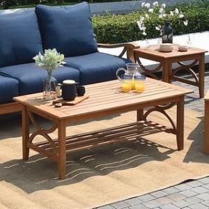 Offer for Cambridge Casual Chester Teak Patio Coffee Table (Teak - Weather Resistant)