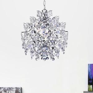 Offer for Silver Orchid Taylor Elegant Indoor 3-light Chrome/ Crystal Chandelier