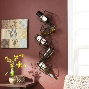 Offer for Carbon Loft Forsythia Stacking Cube Wall Mounted Wine Rack (wine)